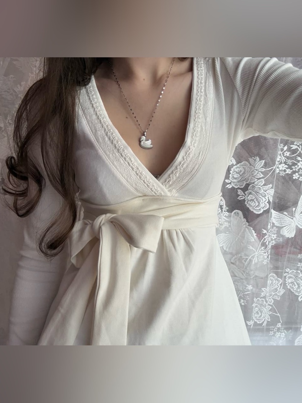 Femmenina white ballerina babydoll top